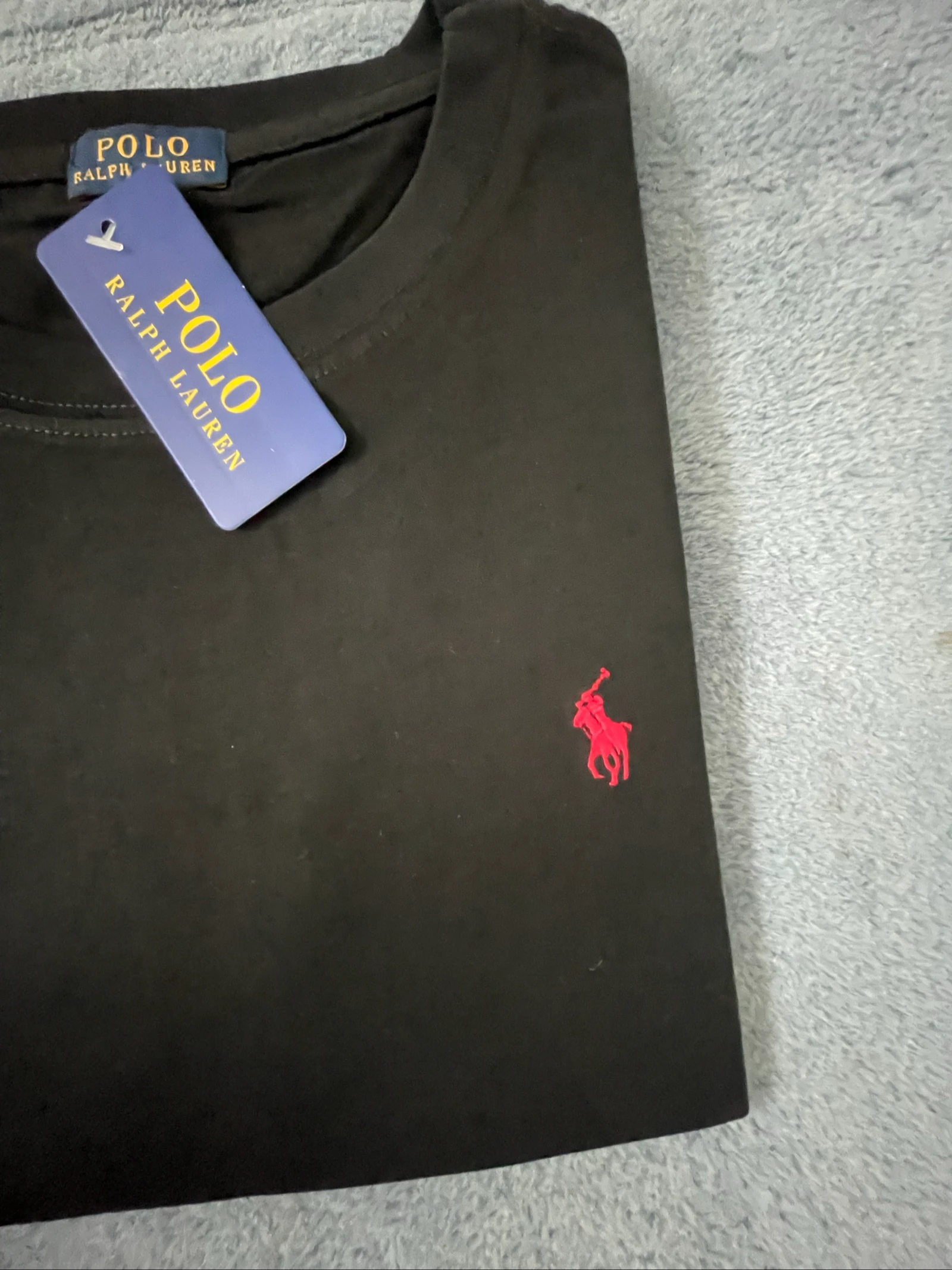 Polo Ralph Lauren preta básica tamanho M – photo 7